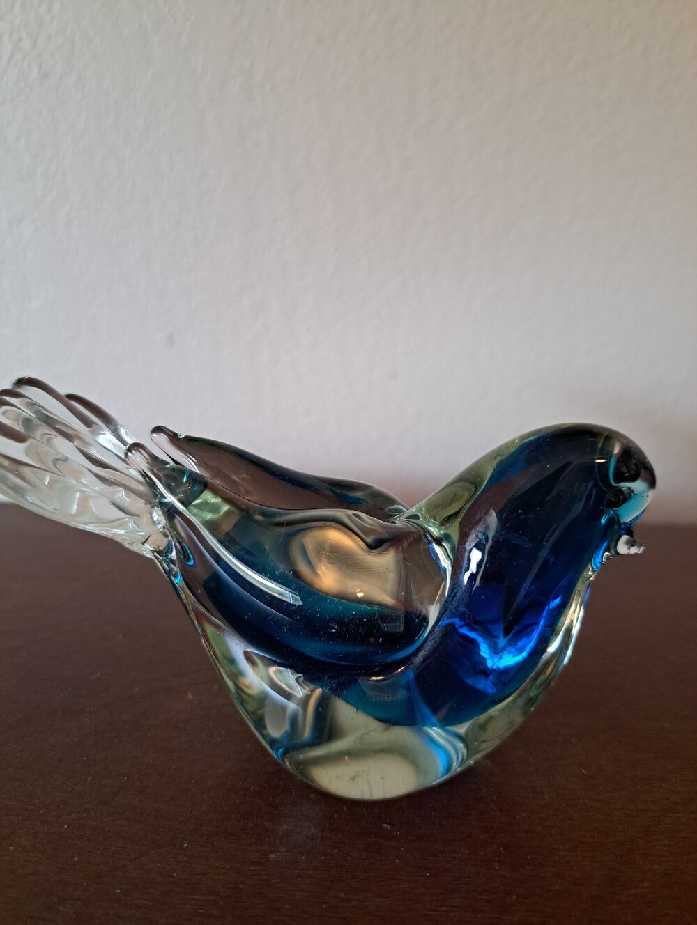 Bird Small Glass Figurine